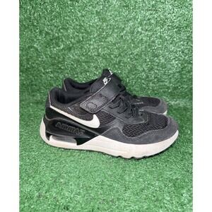 Nike Air Max System Kids Size 2y White Black Walking Shoes Comfort Sneakers